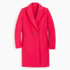 J Crew Daphne Boiled Wool Coat